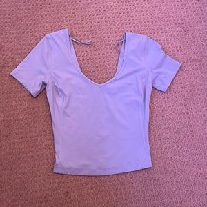 Lululemon blue linen align t-shirt